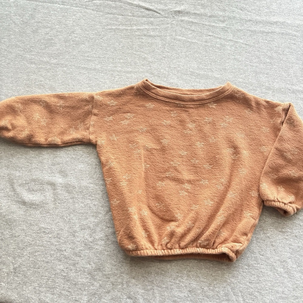 Rylee & Cru French Terrycloth Sweatshirt Top 12-18M MINT